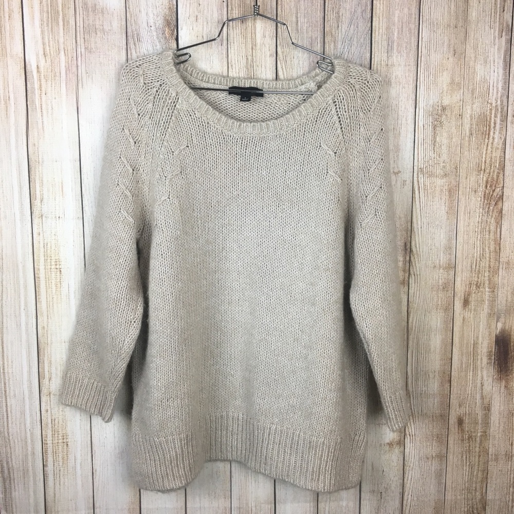 Ann Taylor ribbed pullover wool blend sweater NWOT
